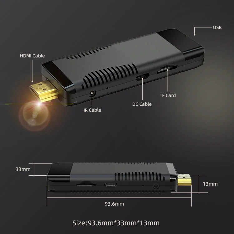 Mecool Km2 Plus Deluxe S96 Stick 4k Tv Stick Mini Android 10.0 2gb 16gb ...