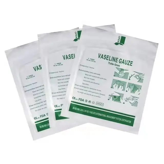 Surgical Sterile Paraffin Gauze Compress Paraffin Gauze Dressing