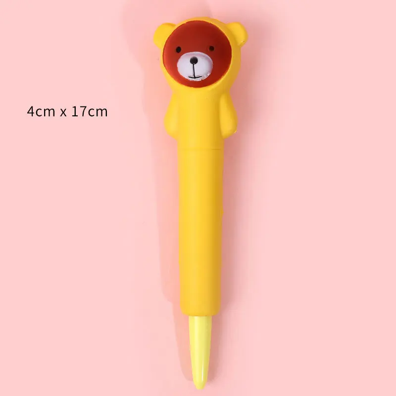 Wholesale Cute Gel Ink Pens Decompression Pens 0.5mm Funny Cartoon School  Kids Student Pinch Vent Pen From m.