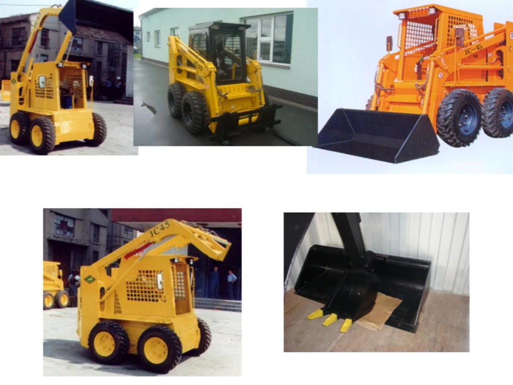 50hp Mini Skid Steer Loader Jc45 With Multifunctional Attachments Ce