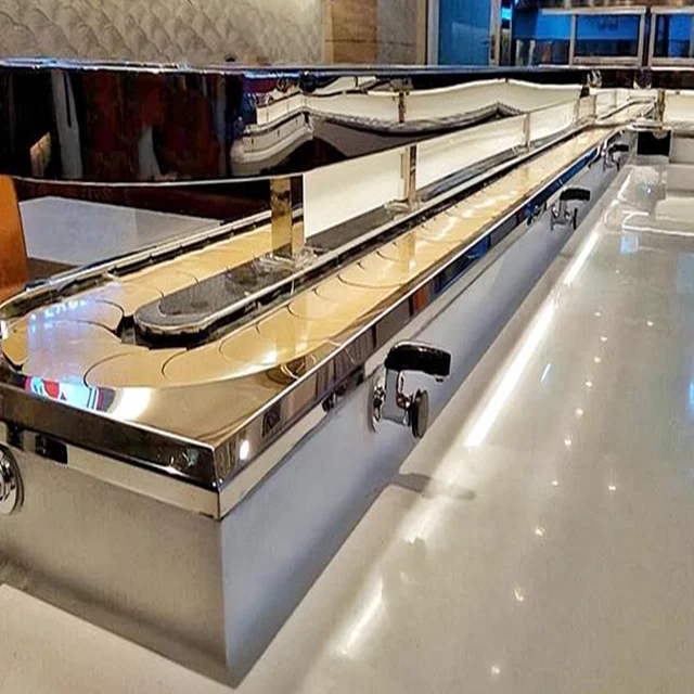 Versatile Buffet 360 Degree Rotary Sushi Conveyor Belt for Sale