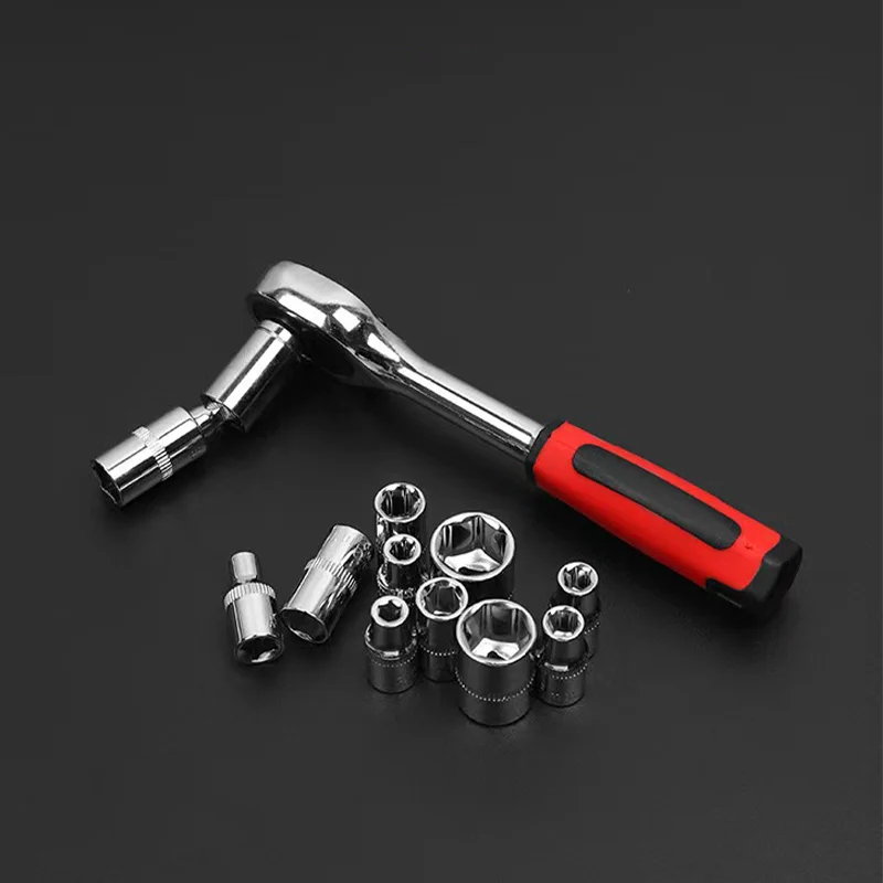 Combination Toolbox Wrench Set Repair Tools 46pcs Hand Tool Socket Set