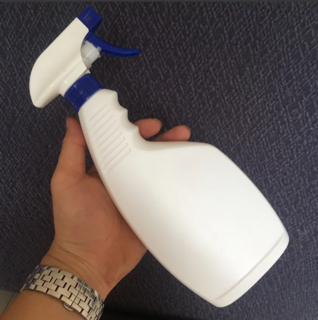 500ml HDPE Plastic Empty All Purpose Home Cleaner Chemical Resistant Harsh Solvents Spray Bottle for Cleaning Solution Water