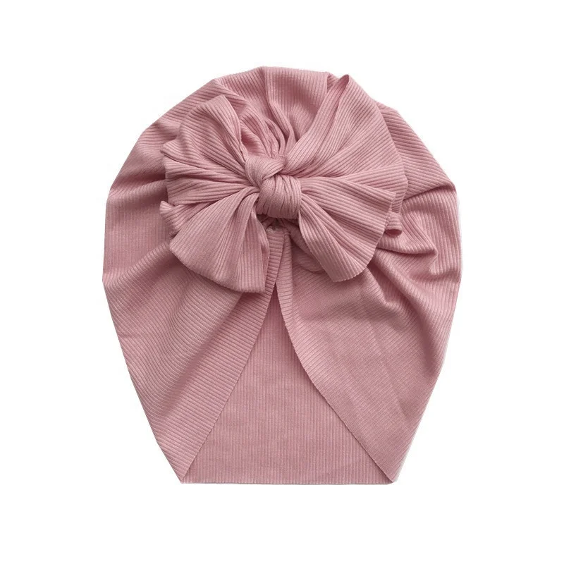 New Design Baby Hair Accessories Cotton Bow India Baby Turban Hat Simple Child  Baby Head Band - Buy Baby Hat,Baby Headband,Baby Turban Product on  