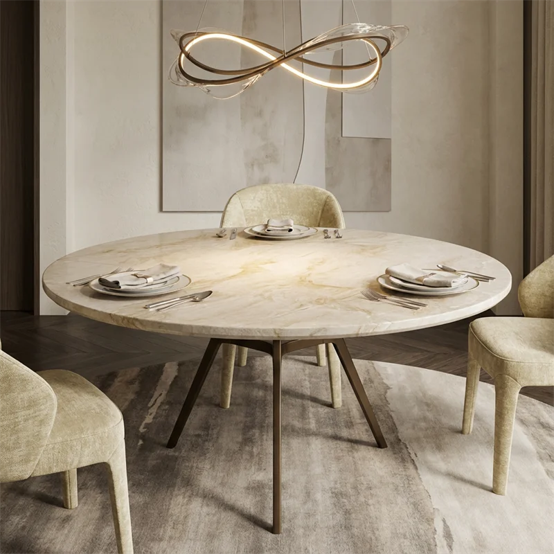 product luxury marble dining table  floor tiles tajmahal  design for hotel kitchen vanity top use-6