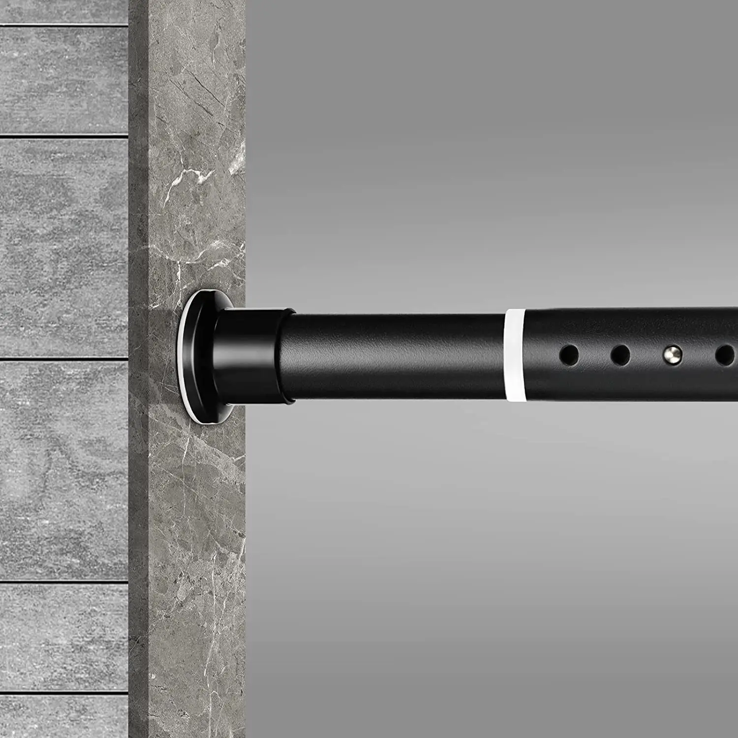 No Drilling Room Divider Tension Curtain Rod long Adjustable shower curtain rod bay window curtain rods