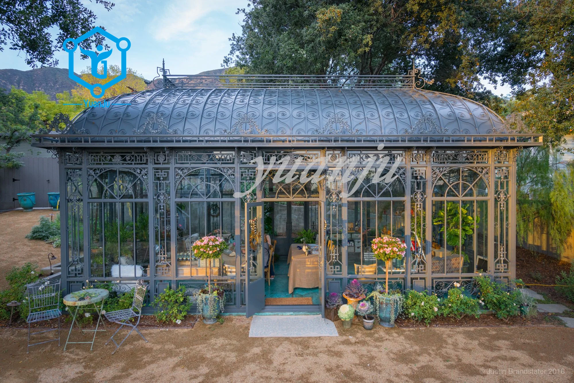 Outdoor Large Garden Gazebos Wrought Iron Greenhouse For Sale Buy