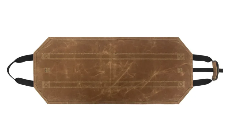 Горячая Распродажа дрова сумка внутренняя защита от атмосферных воздействий 16 oz Вощеная Холст крепкий, выращиваемого на древесном бревне несущих сумка для пикника на открытом воздухе