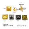 12mm iron square rivet with a set of 8x6mm flared feet