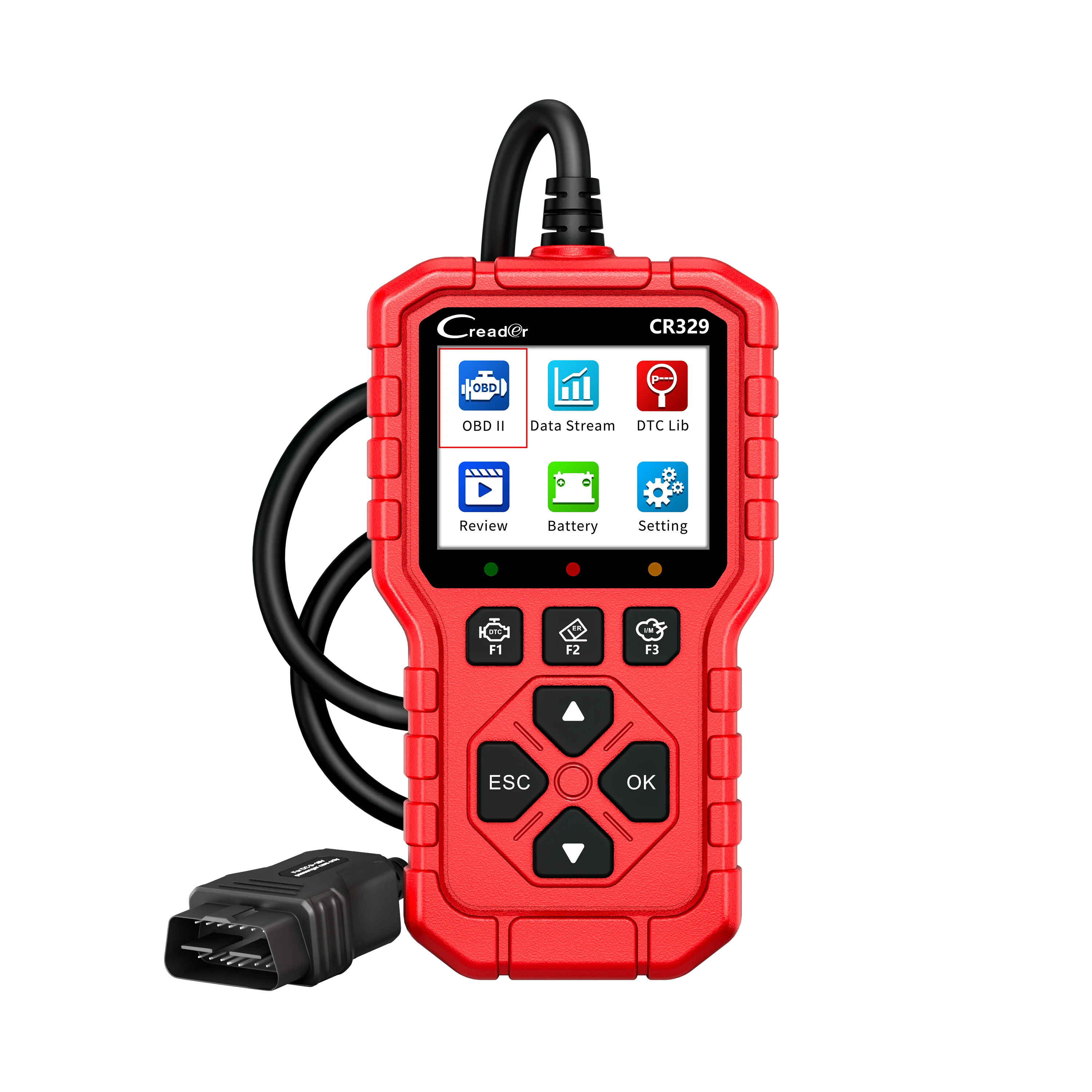 Magazzino UE LAUCNH 2026 CR329 Scanner OBD2 Lettore universale di codici di errore della spia del motore per auto Lettura e cancellazione dei codici di errore_voghion.com