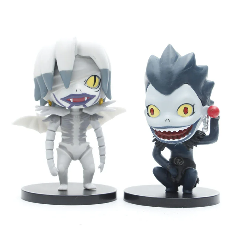 atacado brinquedos anime boneca morte nota esqueleto morte ryuk lem  ornamentos anime ação figuras