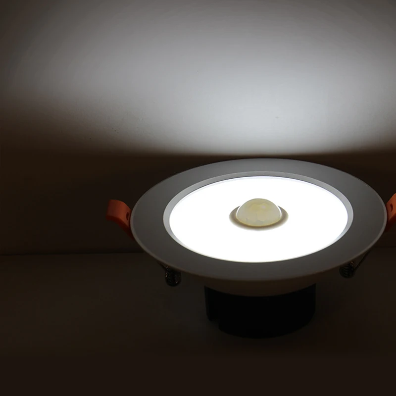 Pir Motion Sensor Down Light 7W 9W 12W 15W Infrared LED Sensor Downlight