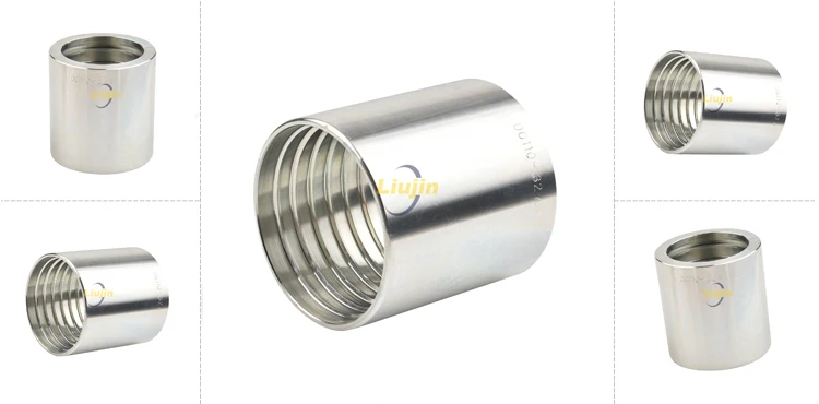 Hydraulic pipe ferrule fittings professional best price hydraulic crimp ferrule