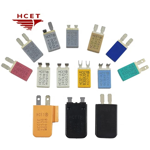 High Quality HCET HC02 Temperature Protector DC  Motor  Thermal Switch Used in Windshield Wipers Motor