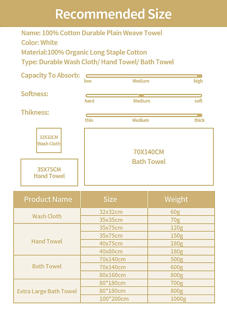 Wholesale Custom Quick Dry 100% Cotton Fitness Towel