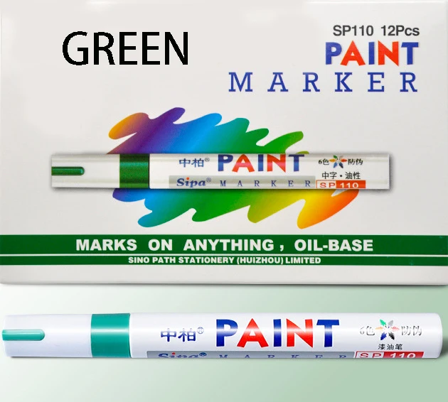 Оптовая продажа ручка для краски белая масляная маркерная водонепроницаемая и устойчивая к