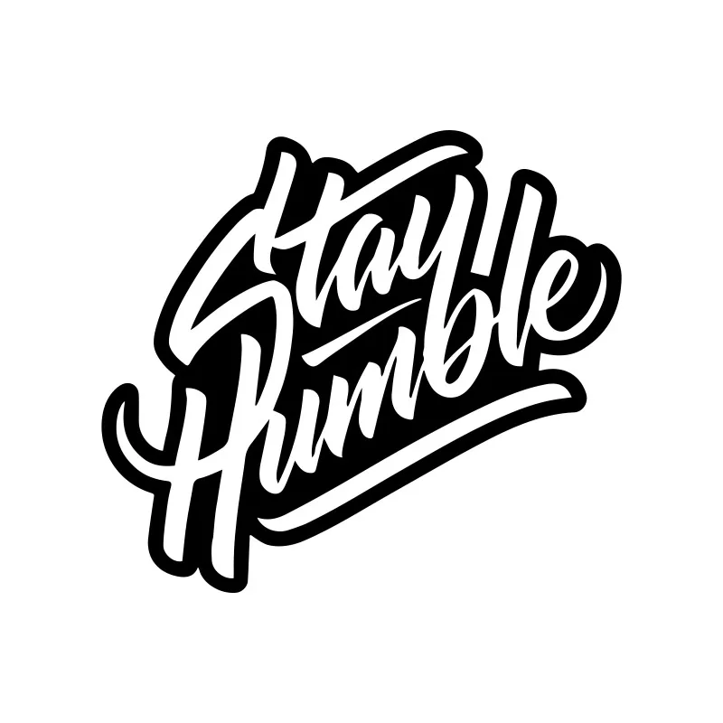 Door Decal English Text Stickers To Cover Scratches Stay Humble Sticker For Car Truck Buy Decorative Door Stickers Car Door Decal Sticker Chrome Stickers For Cars Product On Alibaba Com