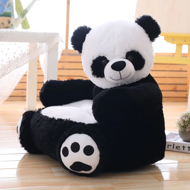 50cm Teddy Bear Soft Kids Animal Shape Seats Baby Sofa Chair Children Panda  Unicorn Plush Sit Baby Sofa