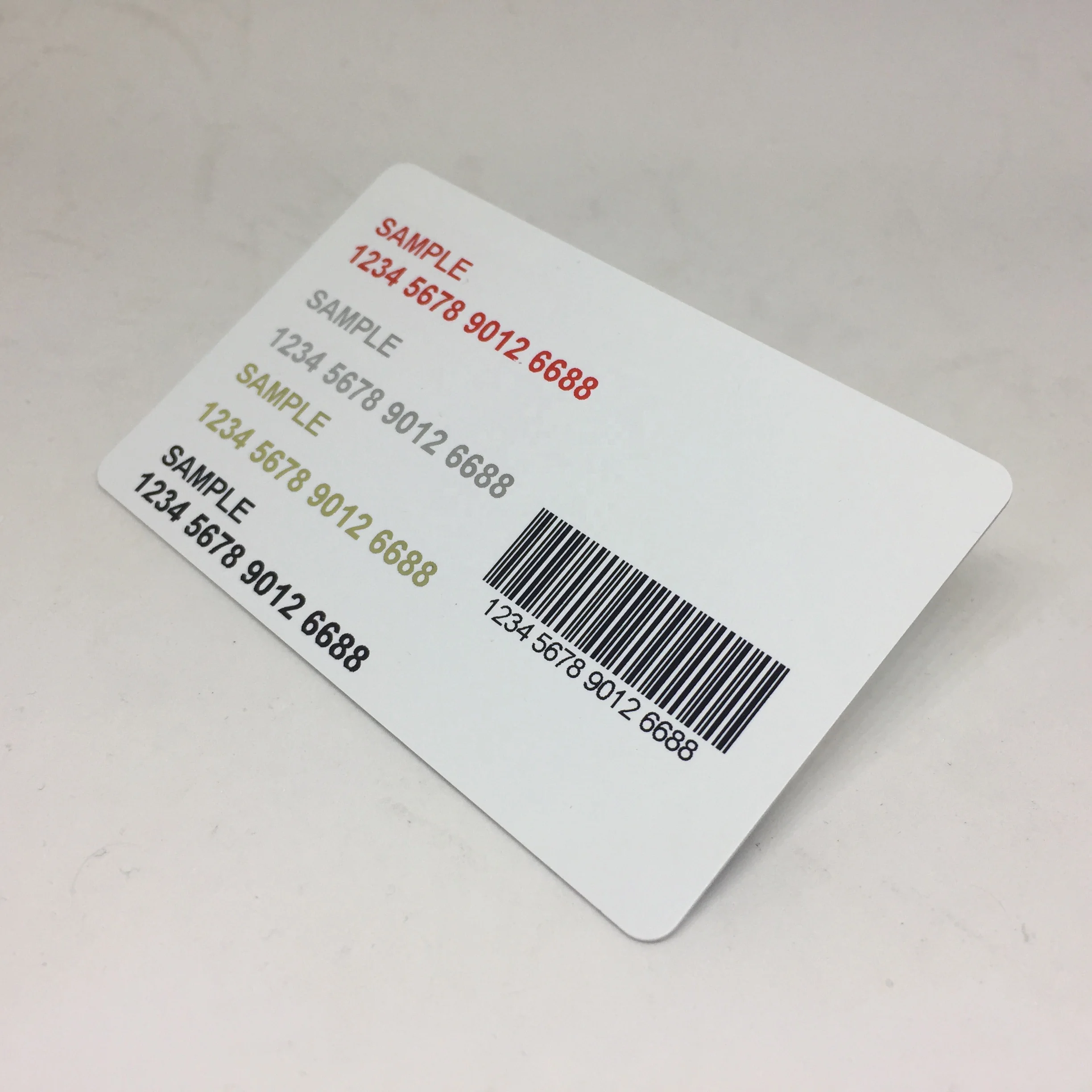 Печать полных цветов пластиковая карта