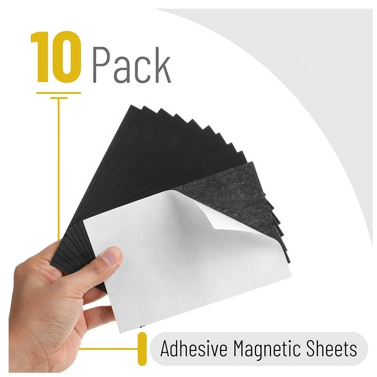 Adhesive Sheets 4" X 6" 10 Pack,Flexible Sheet