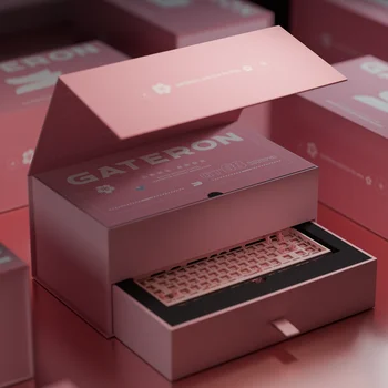 GATERON X Sikakeyb FORT68 Sakura 68% Metal Klavye Seti