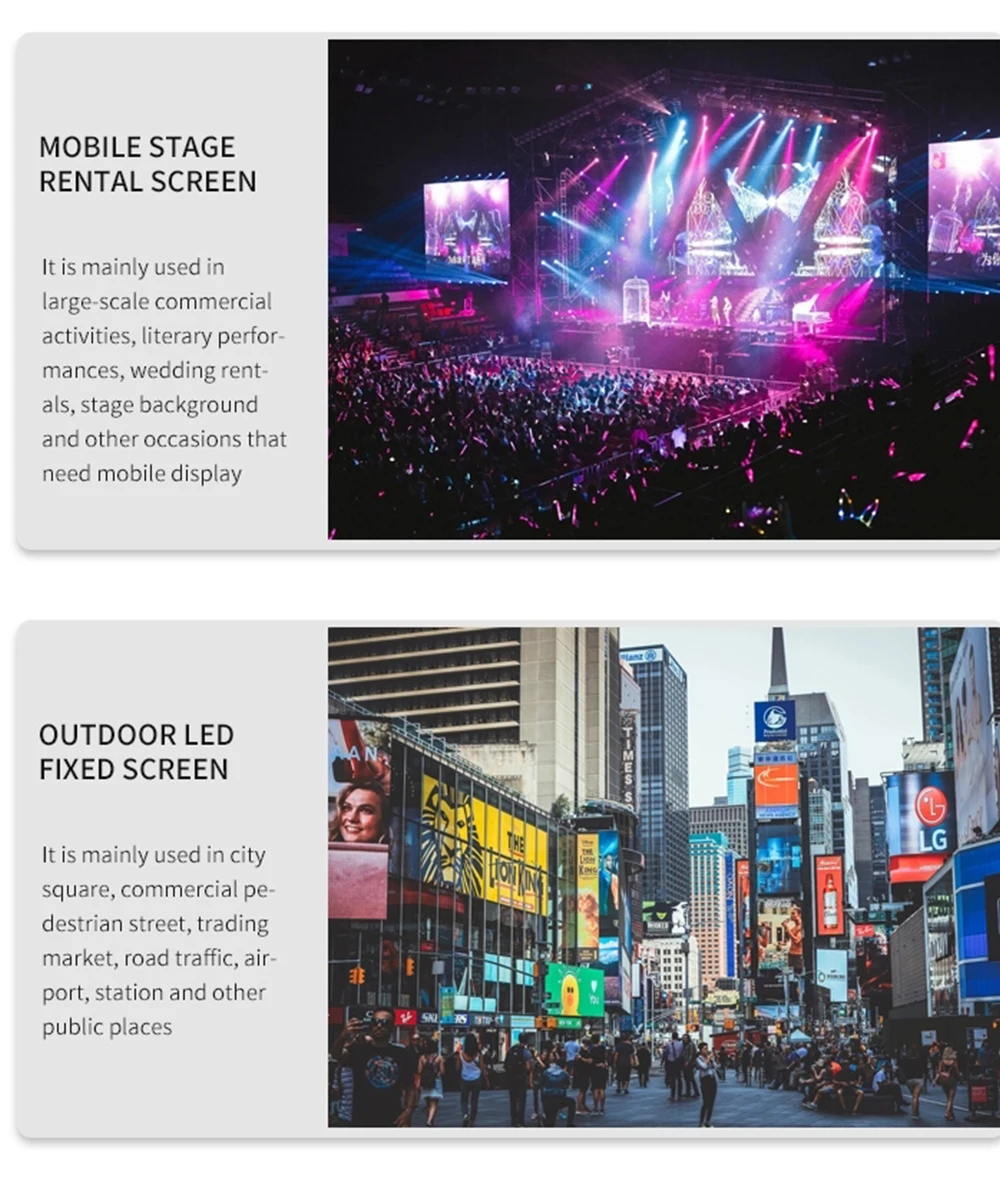 Stage LED Advertising Screen