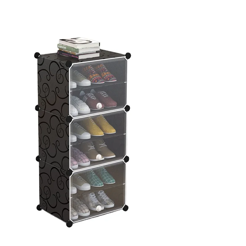 Simple Wardrobes PVC Fold Portable Storage Cabinet Dormitory Steel Frame Assembly Student Wardrobe