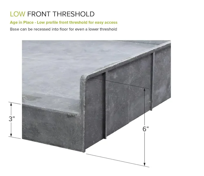 Factory Price Shower Pan Base Ready To Tile With Left Drain Shower Tray For Bathroom 32 X 60 In