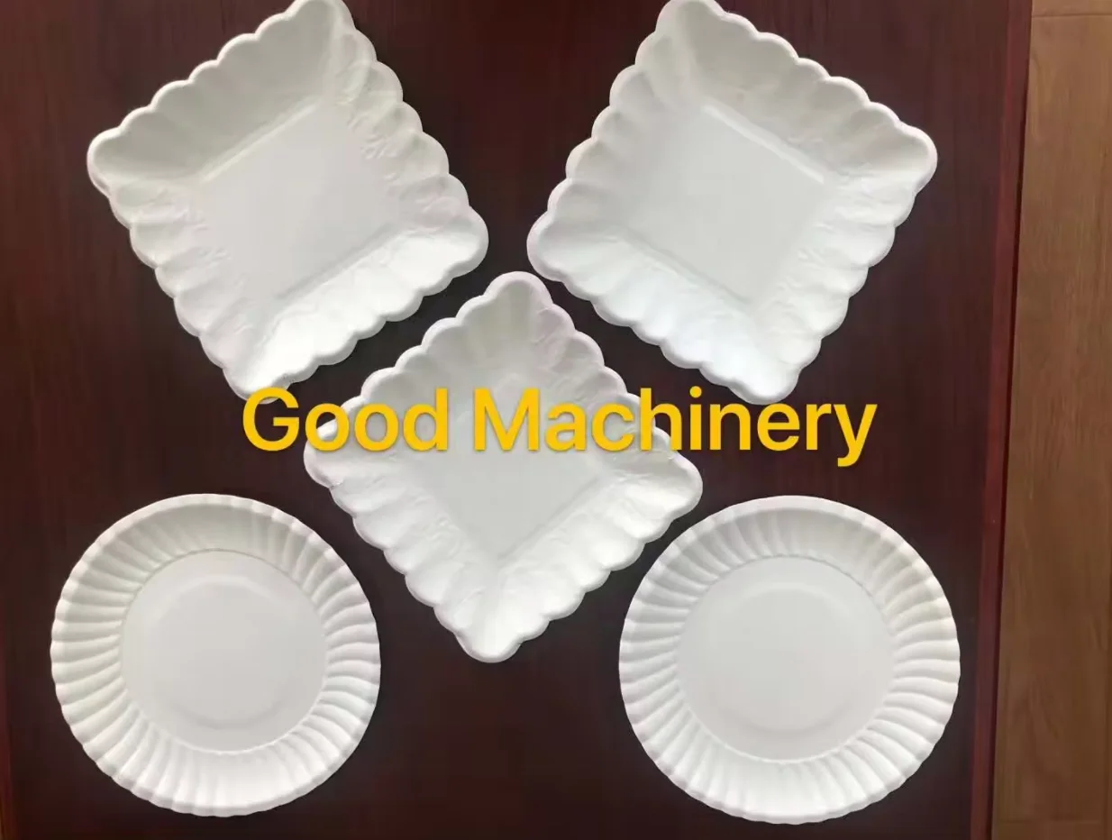 Automatic Biodegradable Paper Plate Tableware Making Machine (MB-400)
