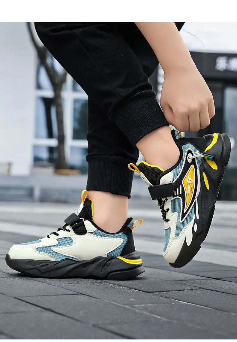 Boys Sport Active Sneakers Breathable Quick-drying Roller Skate Shoes_voghion.com