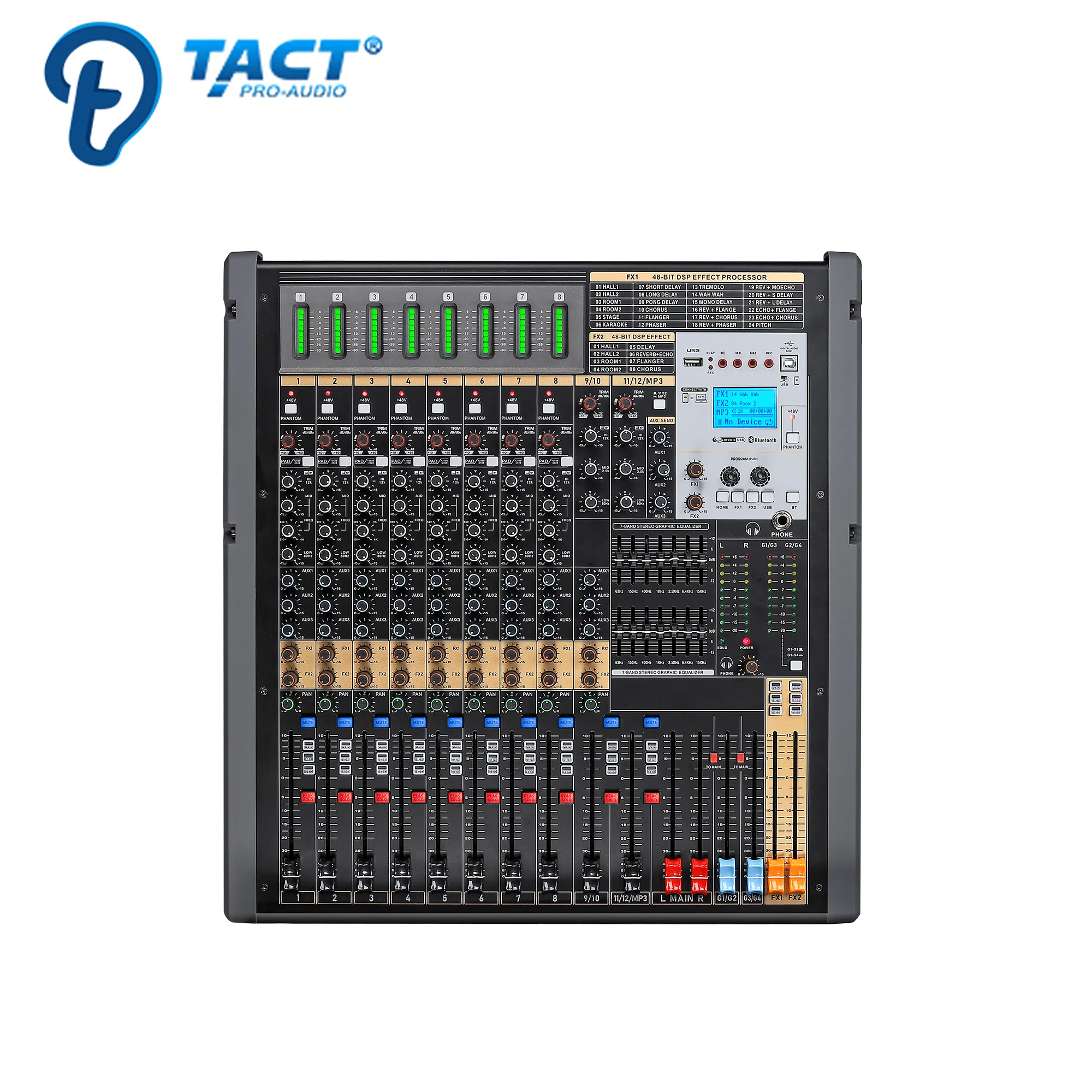 hot selling dj mixer professional sound equipment 16 channel audio mixer