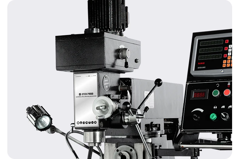 CTZX7550 Vertical Drilling Milling Machine High Precision Metal New Product 2020 Heavy Duty 1200 MT4 Spindle
