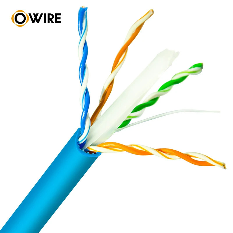 High quality cat6 ethernet cable 305 meter roll 23 awg solid bare copper lszh utp network lan cable cat 6 cat6