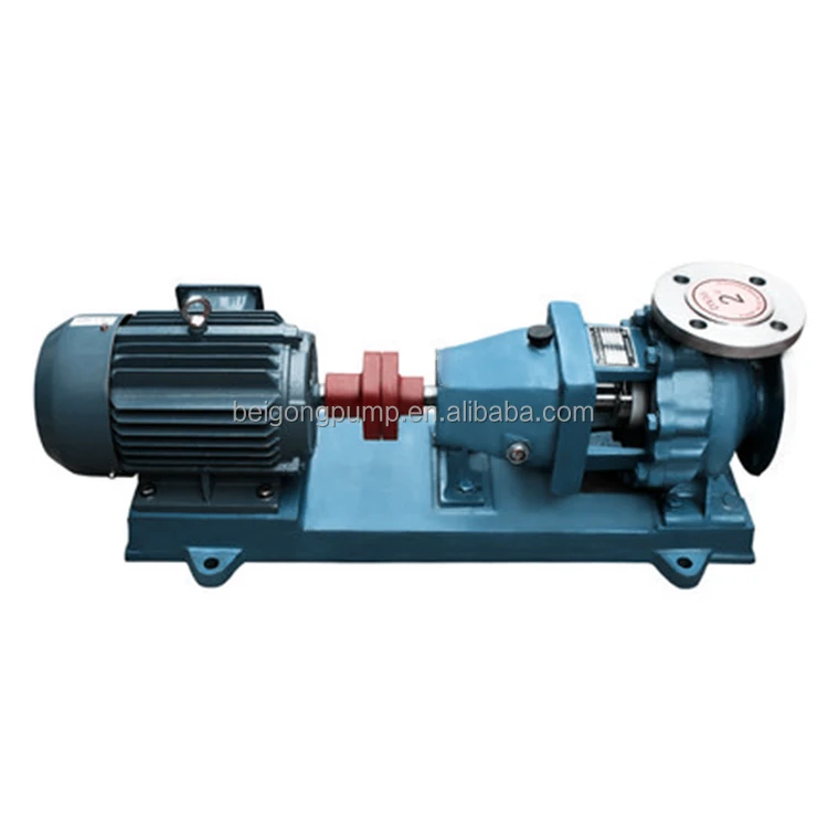 IH Series Horizontal Centrifugal Pump Single Stage End Suction Pump Stainless Steel Chemical Pump