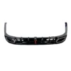 Blue Black Rear Bumper Lip