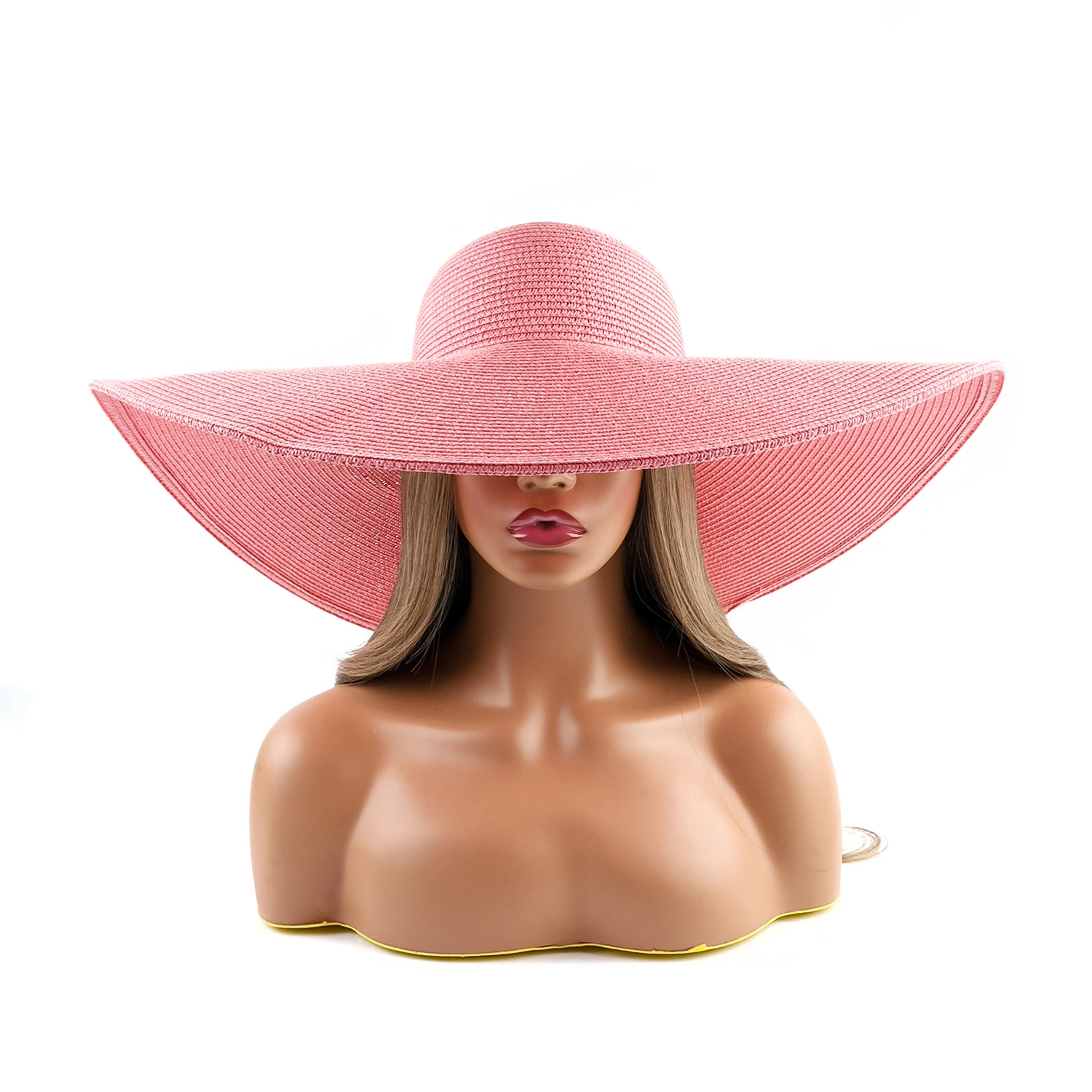 Premium Natural Foldable Straw Hat Breathable