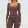 Long Sleeve - Brown