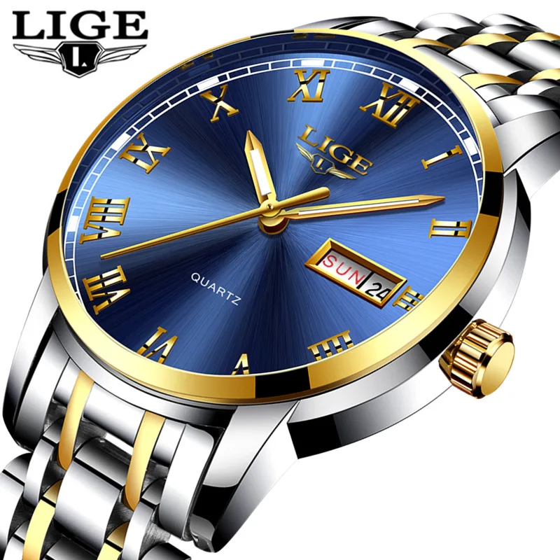 Lige 9846 Top New Luxury Fashion Diver Watch Men Waterproof Date Clock Sport Watches Mens Quartz Wristwatch Relogio Masculino Buy Lige Watch 9846 Top Brand Luxury Fashion Diver Watch Men Waterproof