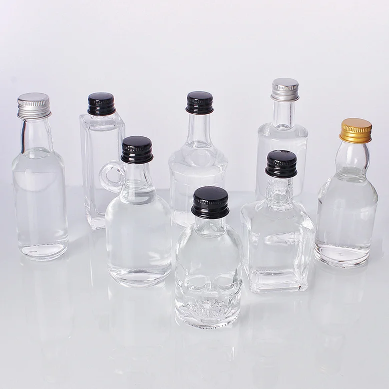 50ml Glass Alcohol Bottle - Mini Nordic- 18mm Kerr Finish