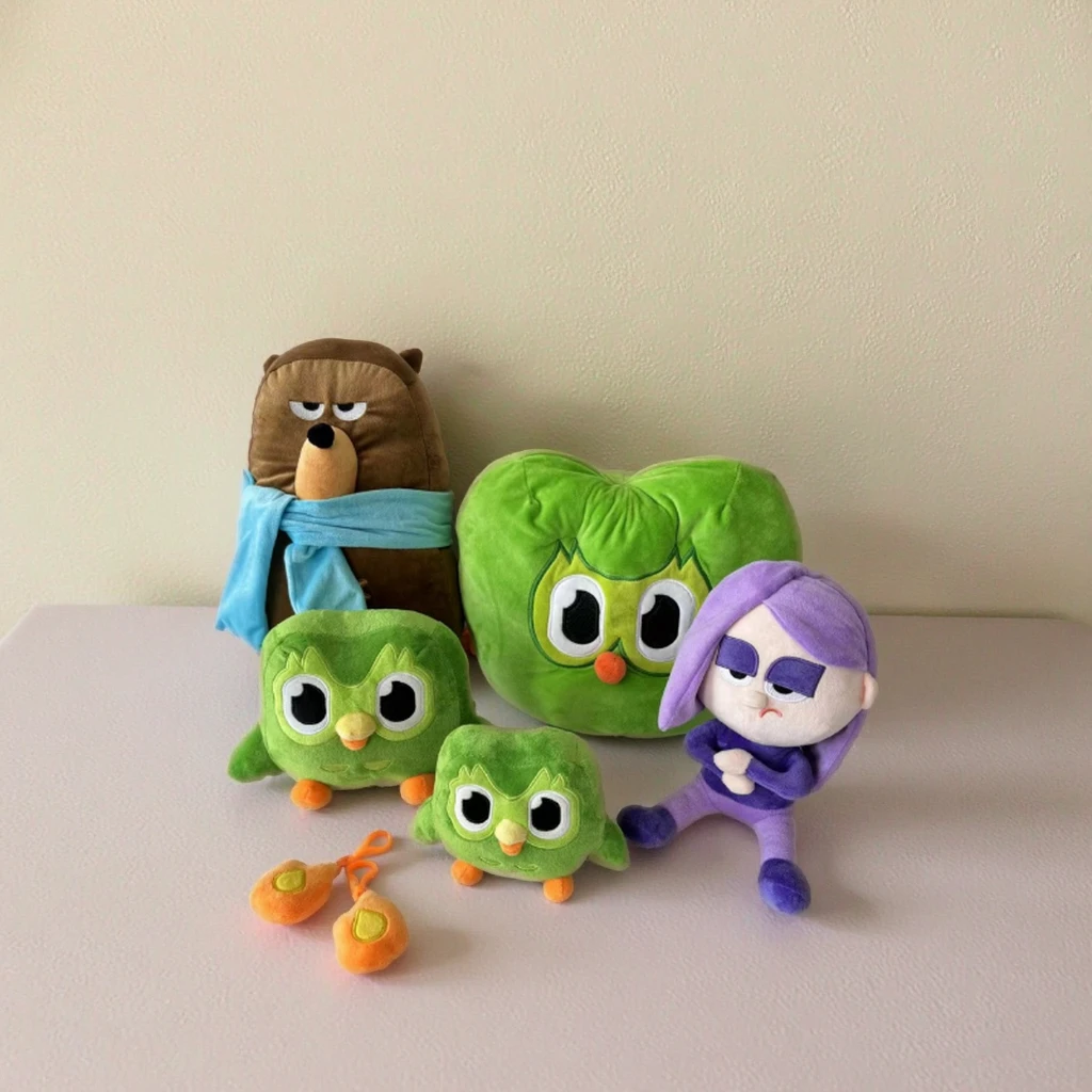Duolingo Lily Plush Toy - Stress Relief for Kids & Adults