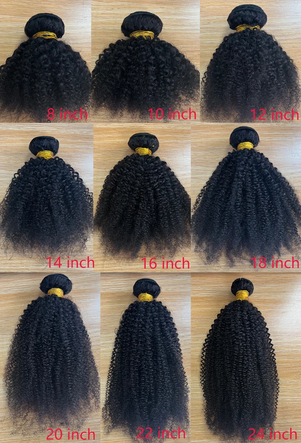 Mongolian Afro Kinky Curly Bundles Human Hair Extensions 4c Unprocessed Virgin Weave Jerry Curl_voghion.com