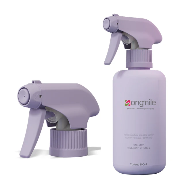 High Quality New Design Children Safty Lock Black Purple Customized All Plastic Trigger Sprayer Head 28 410 Production Machine