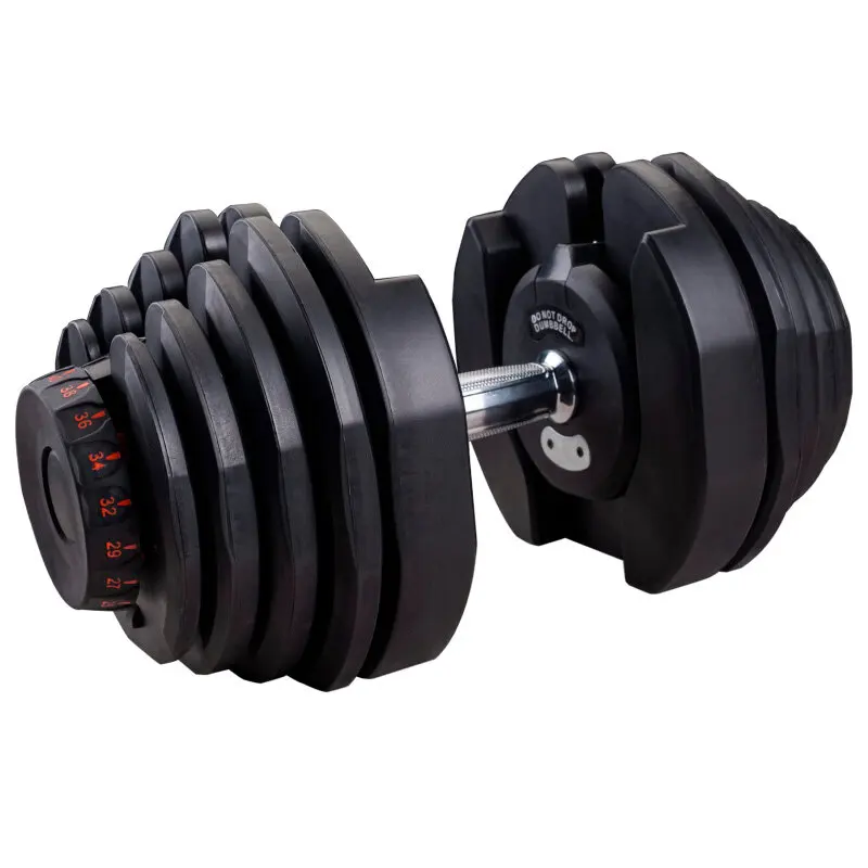 MKAS Free Adjustable Weight Dumbbells Set Steel Rubber 40 Kg 90 Lbs for Home 1Kg Increment 90Lb 40Kg Set Adjustable Dumbbell