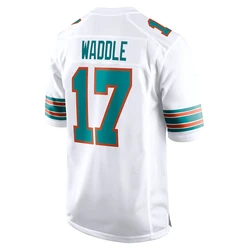 Wholesale Custom Miami City American Football Jersey Embroidery cheap Men  Dolphin team white uniform 1 Tua Tagovailoa 10 Hill From m.