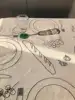Servilletas de mantel bordadas de cena imaginaria