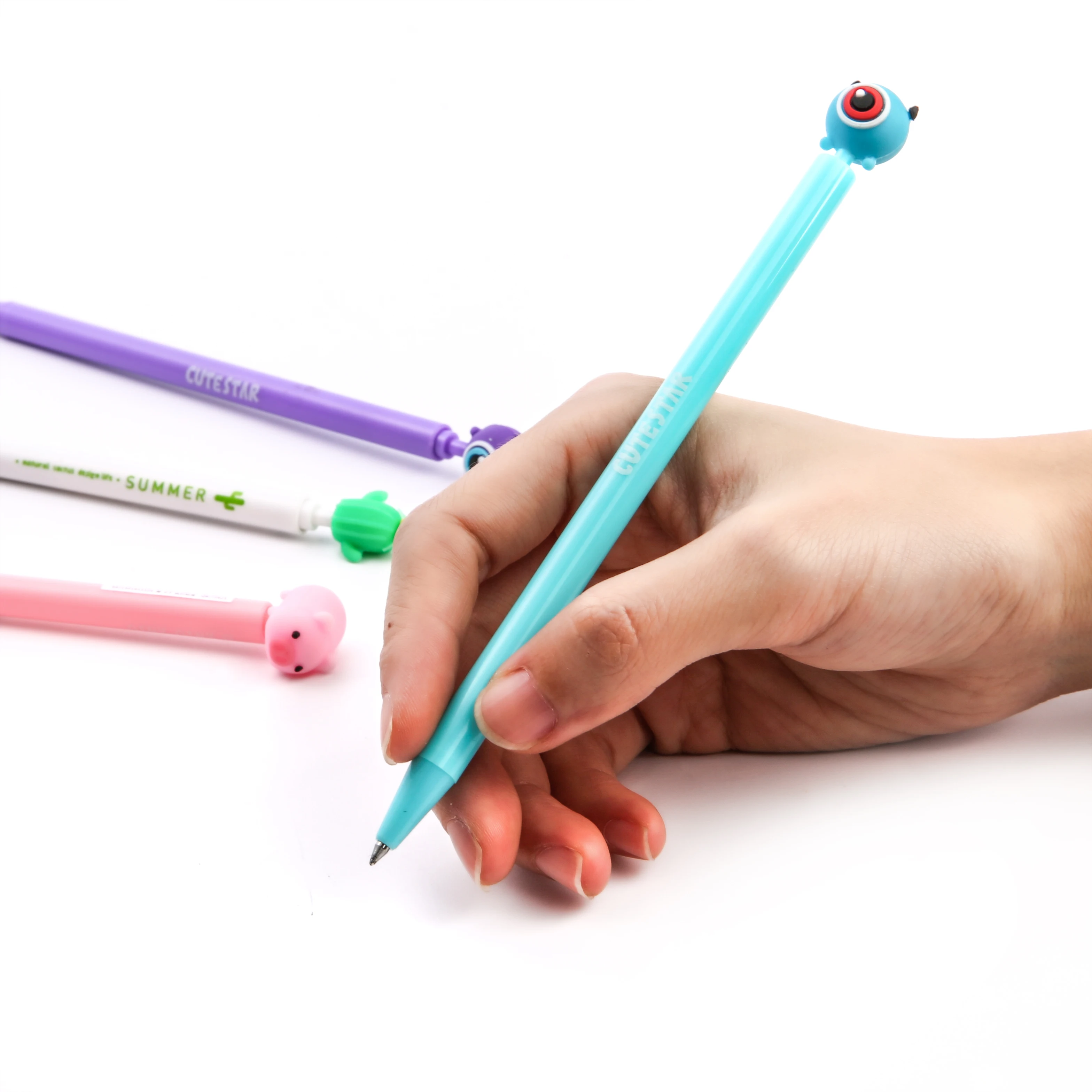 Cute Cartoon Monster Gel Pen Creative Multi-coloured Ink Office_voghion.com