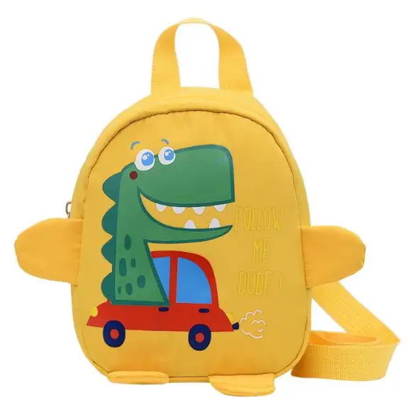 Cartoon Dinosaurs Pattern Kids Backpack Cute Kindergarten Child School ...