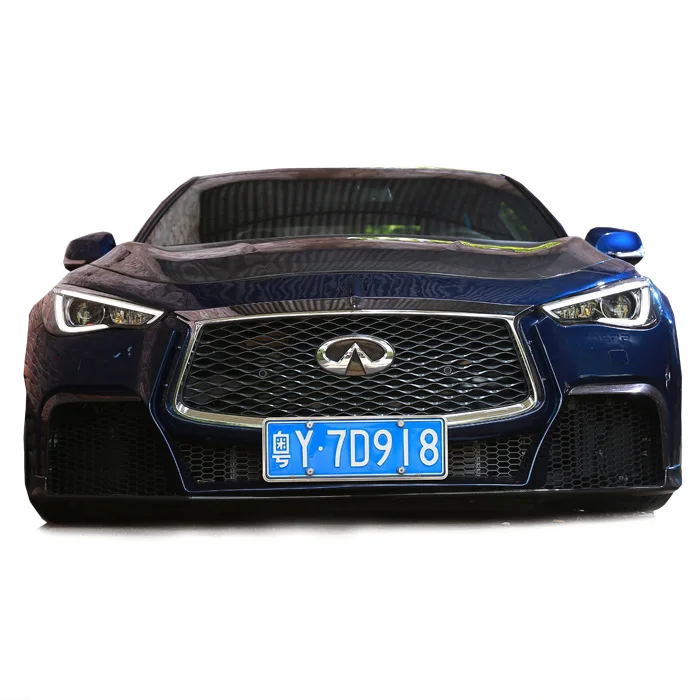 High Quality CMST Style Body Kit for Infiniti Q60 Front Bumper Rear Bumper Side Skirts Trunk Spoiler for Infiniti Q60 Facelift