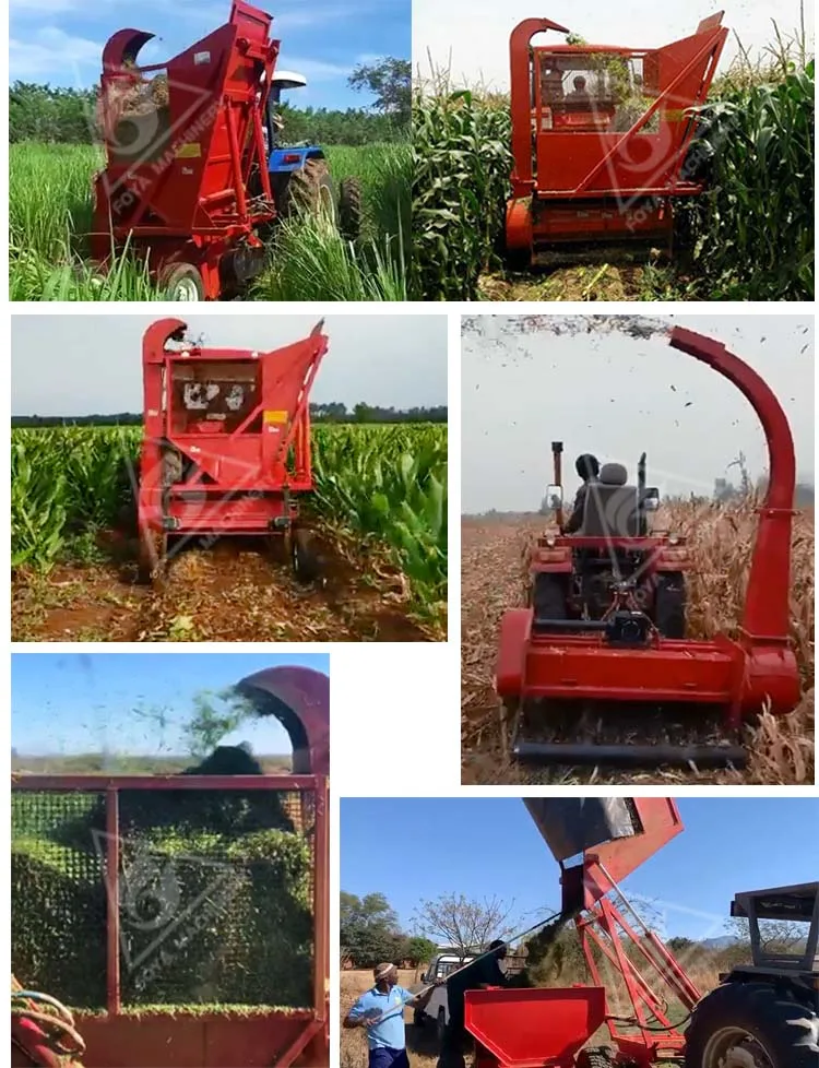 Factory direct sale corn silage harvester forage baler small silage harvester