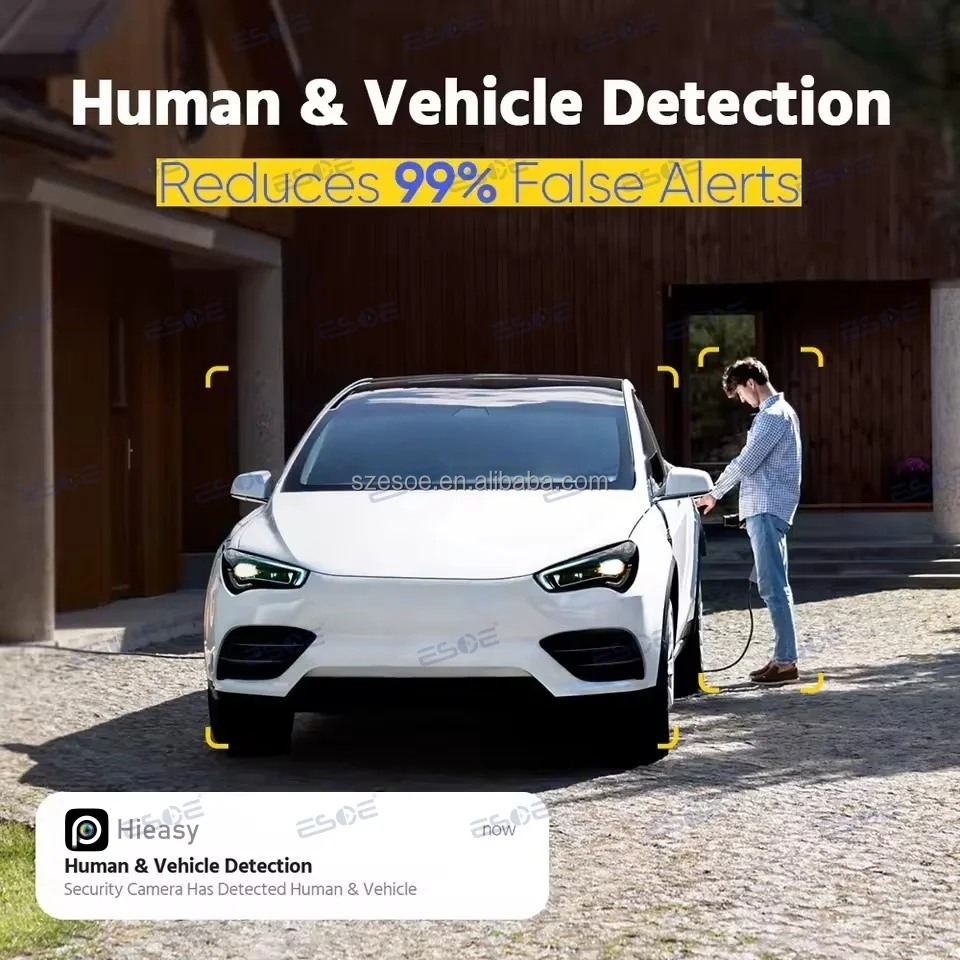Three night vision modes: full color, infrared, and human-triggered smart color mode